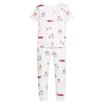 Short Sleeve Printed Jammies - Coastal Summer