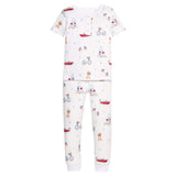 Short Sleeve Printed Jammies - Coastal Summer