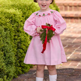 Little English Smocked Bishop Dress - Holly Days styled