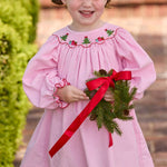 Little English Smocked Bishop Dress - Holly Days styled