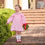Little English Smocked Bishop Dress - Holly Days styled