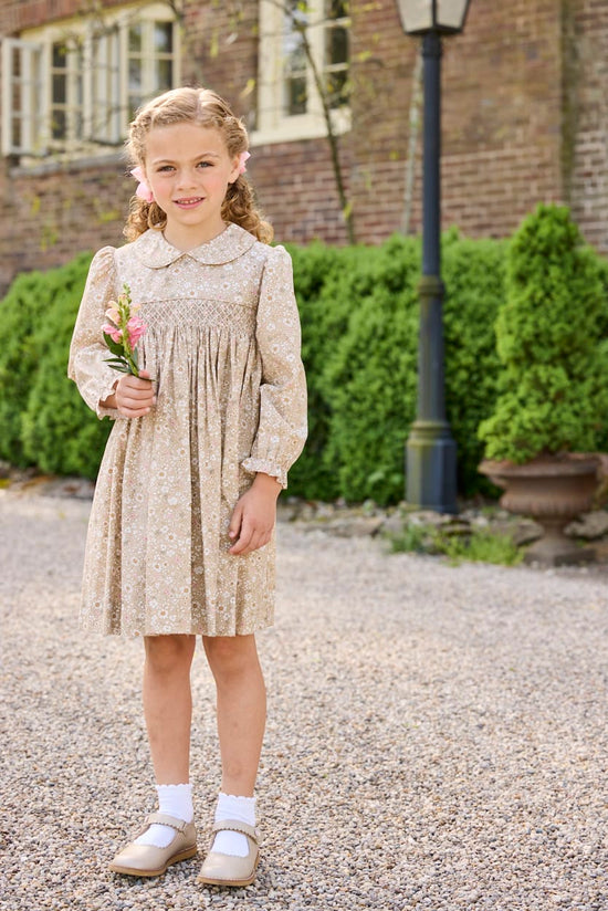 Little English Smocked Charlotte Dress - Camden Floral