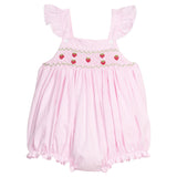 Smocked Lizzy D Bubble - Strawberries