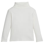 Solid Ribbed Turtleneck - Ivory