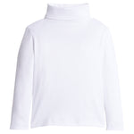 Solid Turtleneck - White