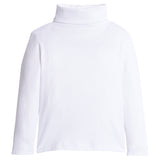 Solid Turtleneck - White