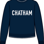 PRE-ORDER Chatham Whipstitch Crew Sweater - Navy