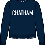 PRE-ORDER Chatham Whipstitch Crew Sweater - Navy