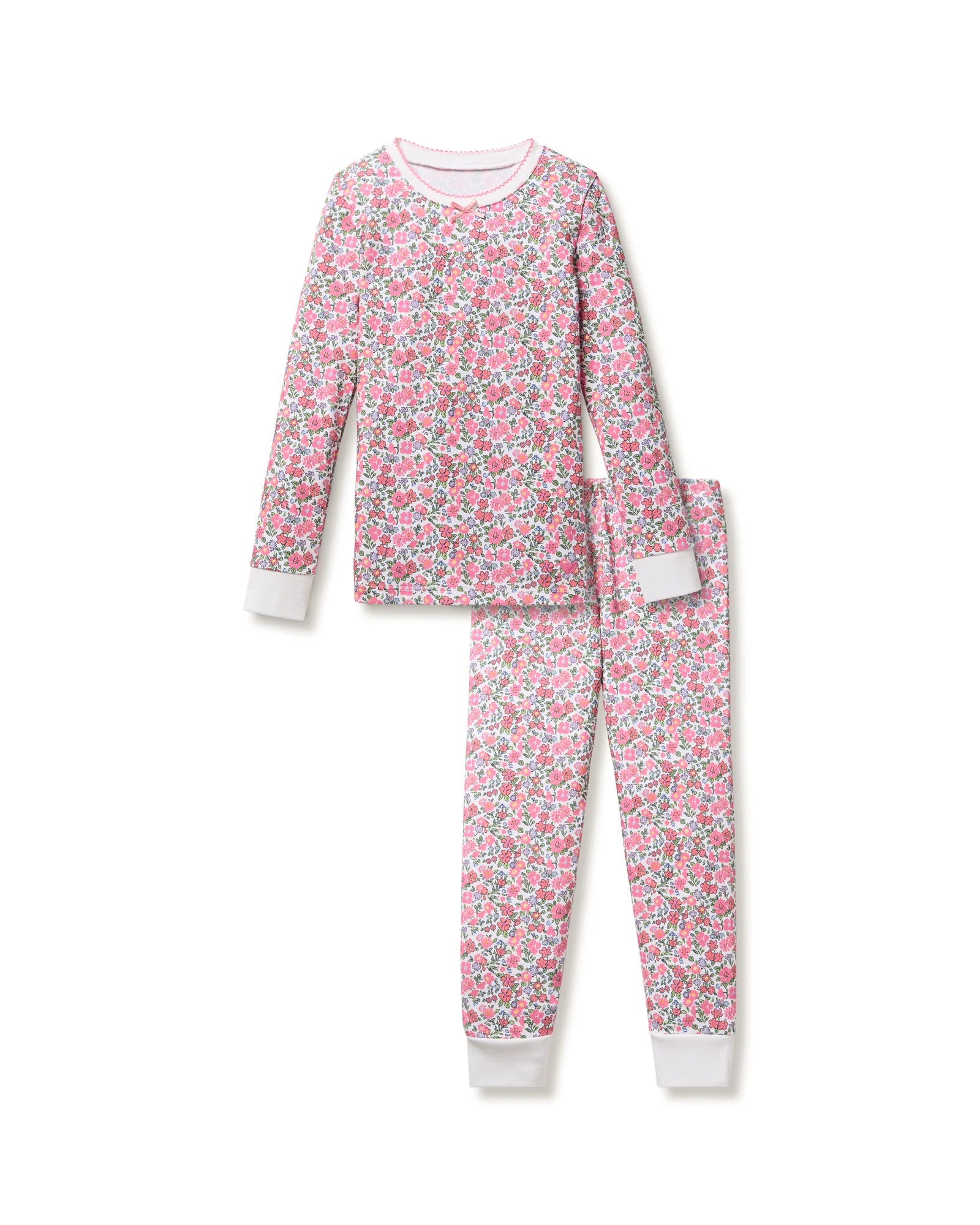 Pima Snug Fit Pajama Set - Fleurs de Rose