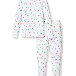 Kid's Pima Snug Fit Pajama Set in Après Ski