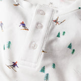 Kid's Pima Snug Fit Pajama Set in Après Ski