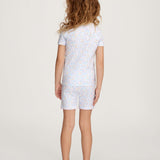 Children's Snug Fit Short Set in Fleur Blanche