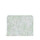 ROADIE MEDIUM Zip Pouch - Bunny Toile Green