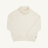 F Townsend Turtleneck Sweater - Palmetto Pearl/Gold