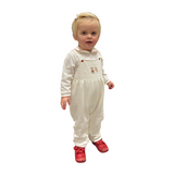 Mistletoe Kisses Knit Dungaree Set