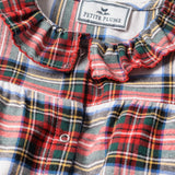Baby's Twill Madeline Romper in Balmoral Tartan