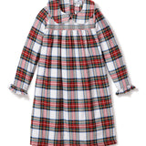 Girl's Brushed Cotton Eloise Nightgown in Balmoral Tartan