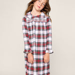 Girl's Brushed Cotton Eloise Nightgown in Balmoral Tartan