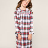 Girl's Brushed Cotton Eloise Nightgown in Balmoral Tartan