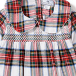 Girl's Brushed Cotton Eloise Nightgown in Balmoral Tartan