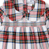 Girl's Brushed Cotton Eloise Nightgown in Balmoral Tartan