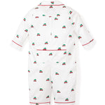 Twill Romper in Holiday Journey