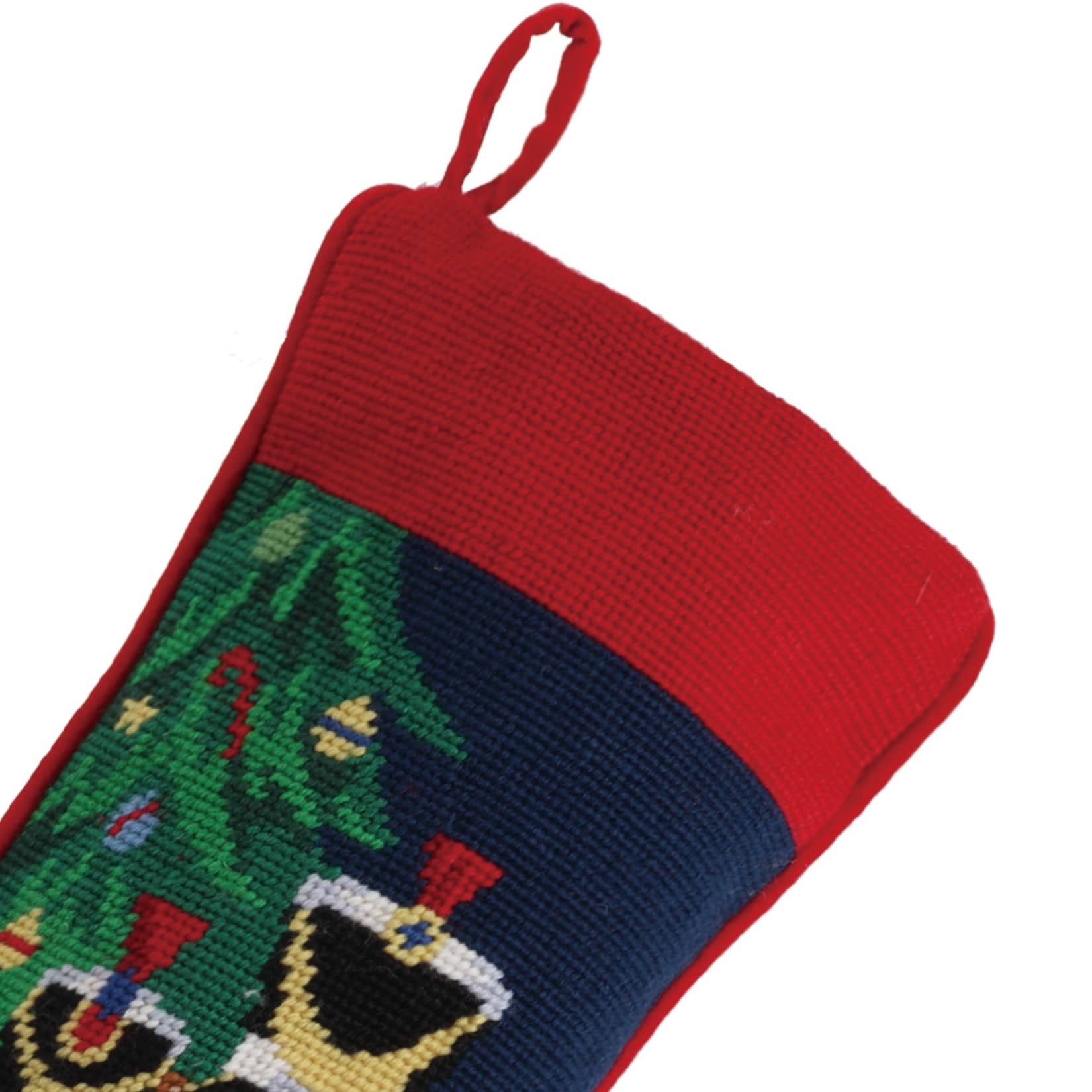 Christmas Bears Needlepoint Stocking