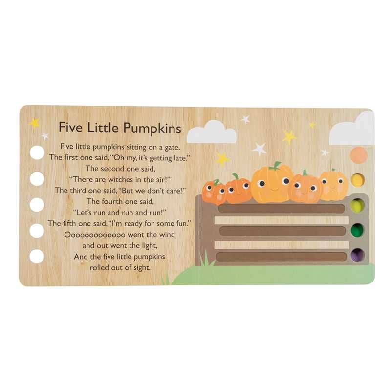 Touch and Trace Nursery Rhymes: Five Little Pumpkins by Editors of Silver Dolphin Books: Board Books; 10 pages / English