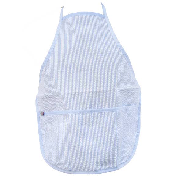 Baby Blue Seersucker Art Smock | Mint