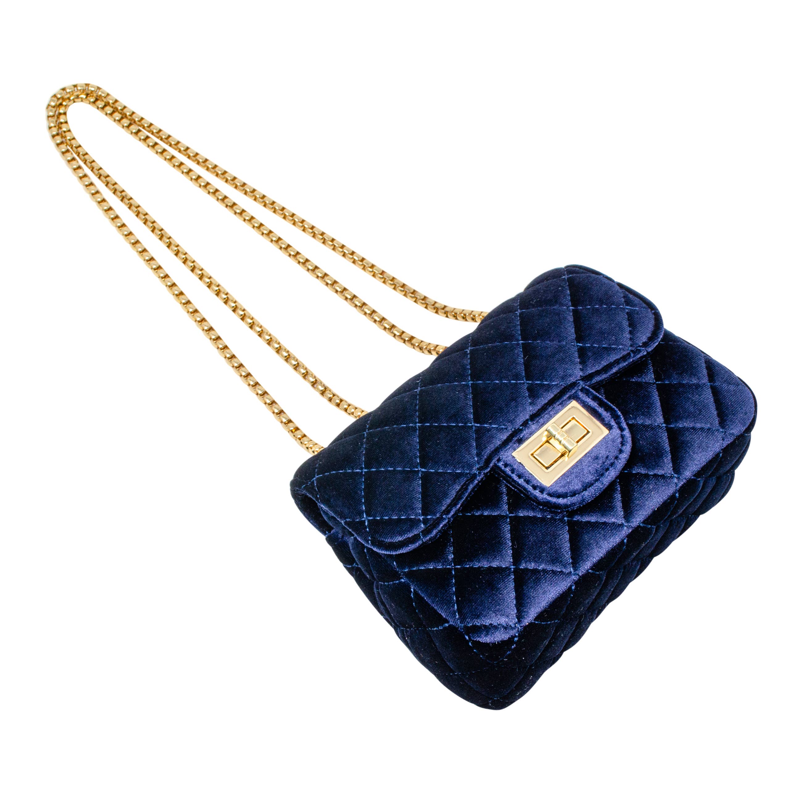 Tiny Treats classic large suede handbag, detail view
