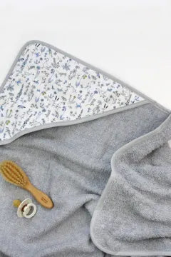 Liberty® Sponge and Fabric Baby Bath Cape: Gus