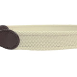 Woven Ribbon Belt - Cream