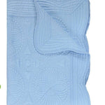 Heirloom Quilt - Baby Quilt Blanket Monogram: Cream