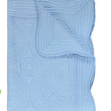 Heirloom Quilt - Baby Quilt Blanket Monogram: Pink