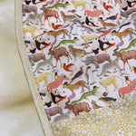 Baby blanket Liberty® fabric and fleece: Jenny