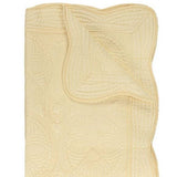Heirloom Quilt - Baby Quilt Blanket Monogram: Baby Blue