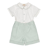Adam Short - Mint Linen