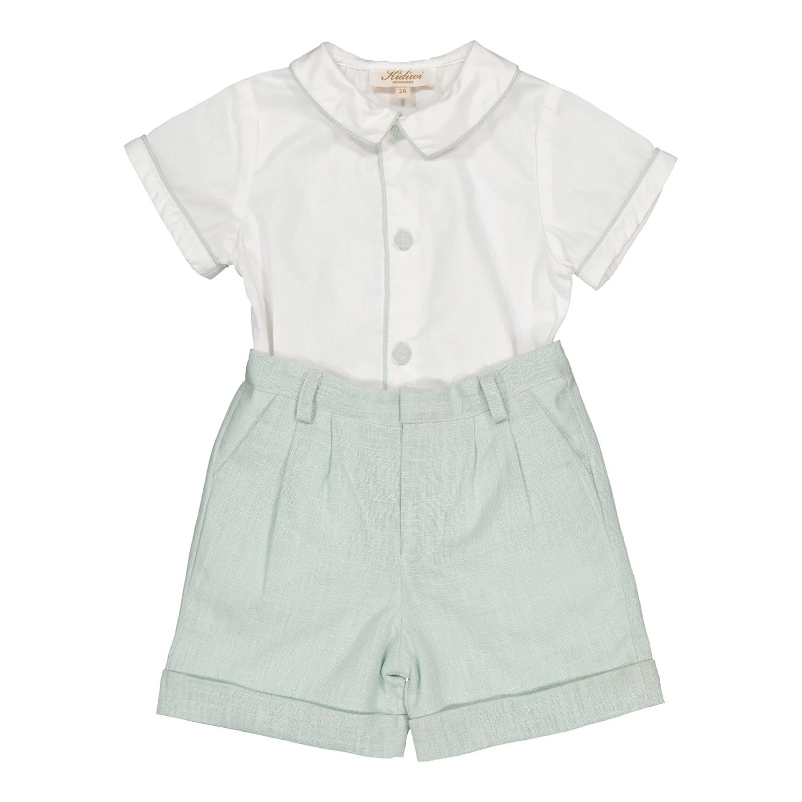 Adam Short - Mint Linen