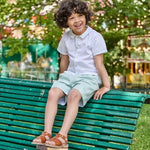 Adam Short - Mint Linen