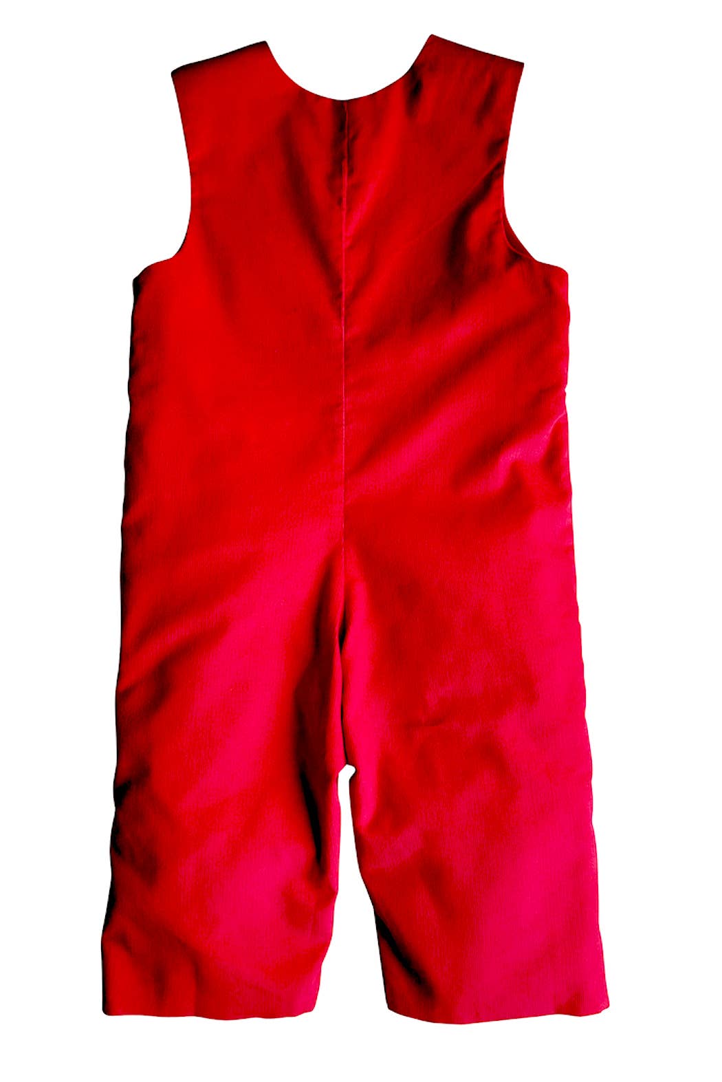 Christmas Time Red Corduroy Boy's Long Overall
