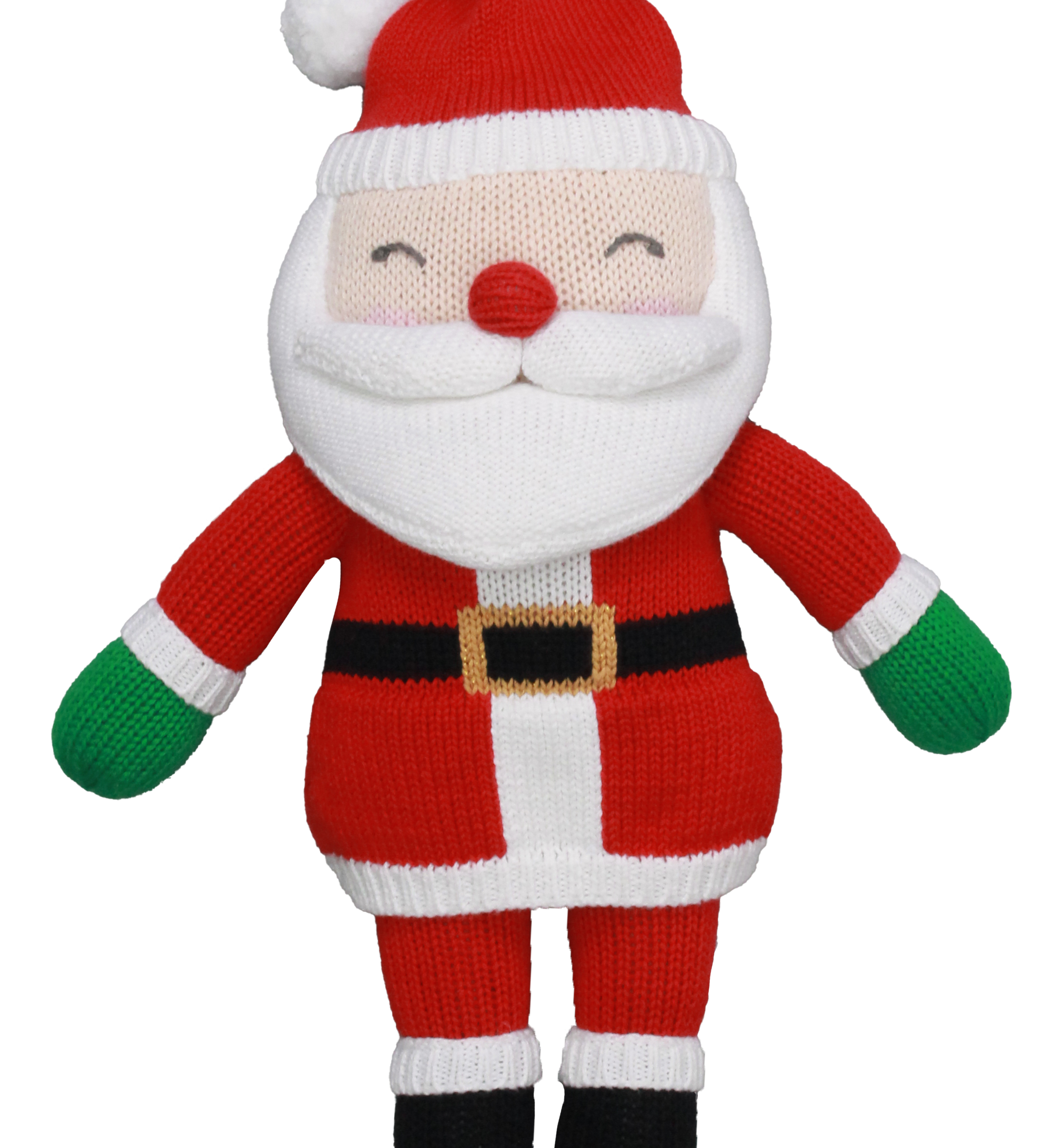 Jolly Mr. Claus Knit Doll: 12" Plush