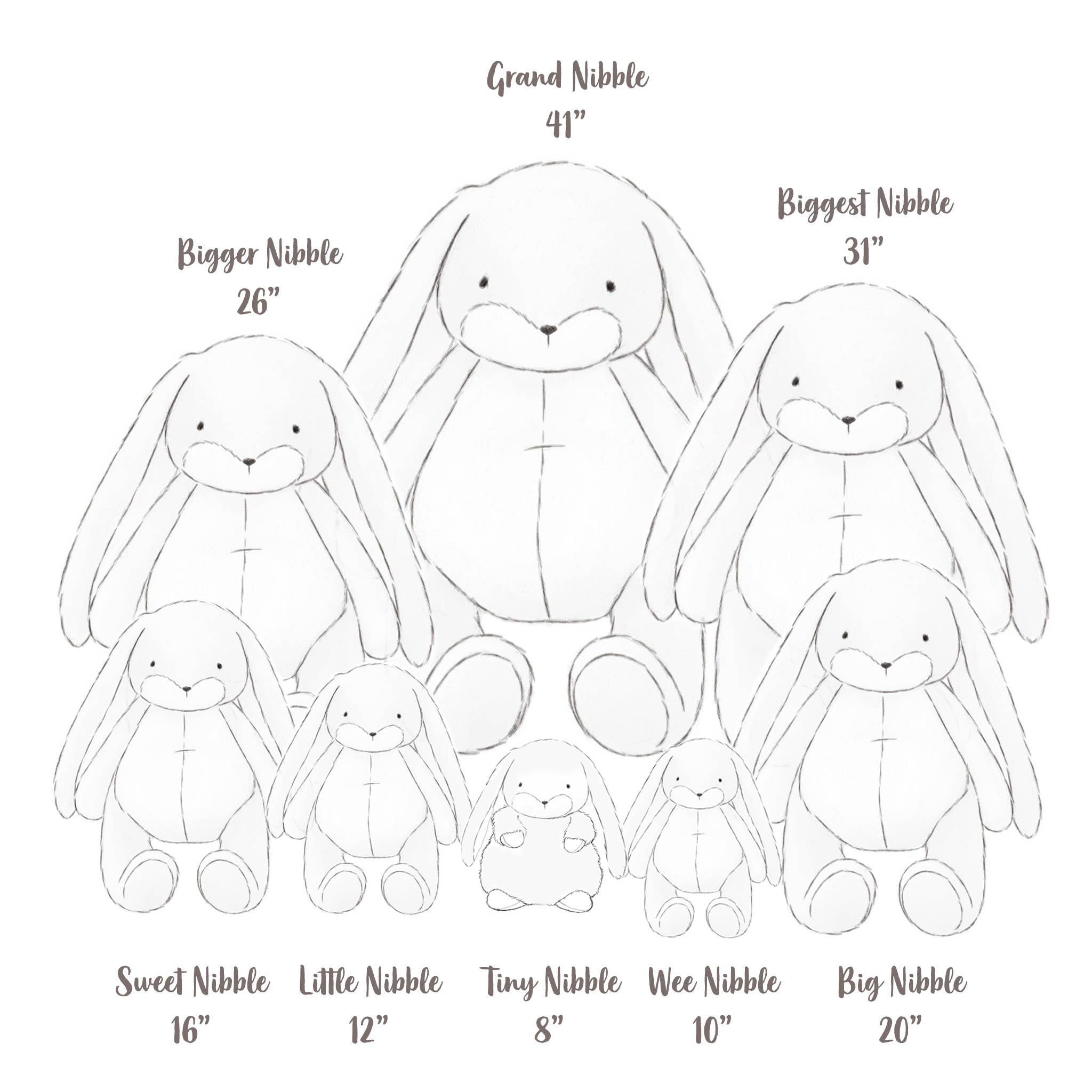 Tiny 8" Nibble Bunny - Pistachio