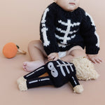 Skeleton Sweater Baby Kid Halloween Costume Fall: Black / XS 6-12m