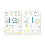 Balloon Festival Baby Milestone Cards