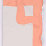 Heirloom Quilt - Baby Quilt Blanket Monogram: Pink