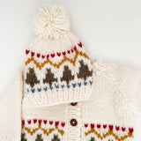 Tree Fair Isle Cardigan button front detail