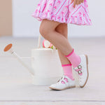 Little Stocking Co. Blossom Frill Midi Socks, view 2