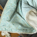 Baby blanket Liberty® fabric and fleece: Juliet
