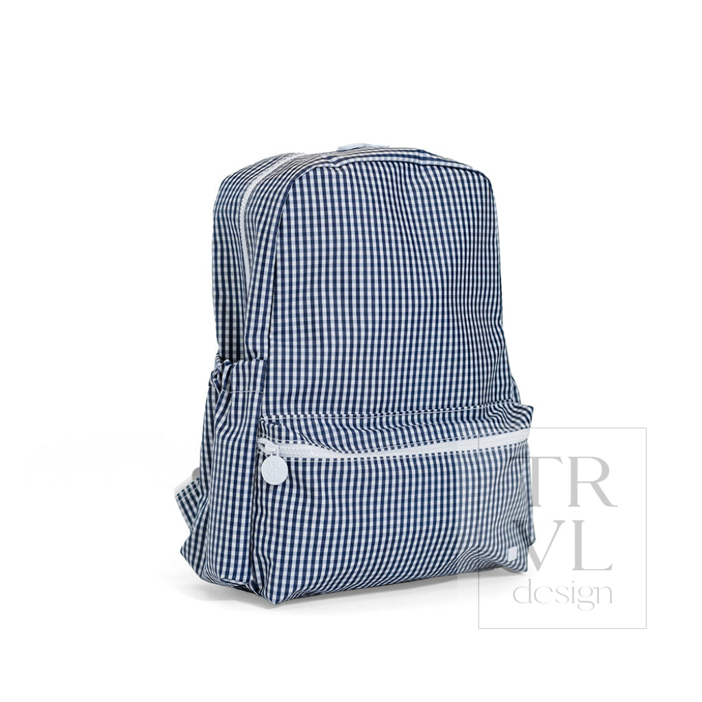 BACKPACKER Backpack - Gingham Navy