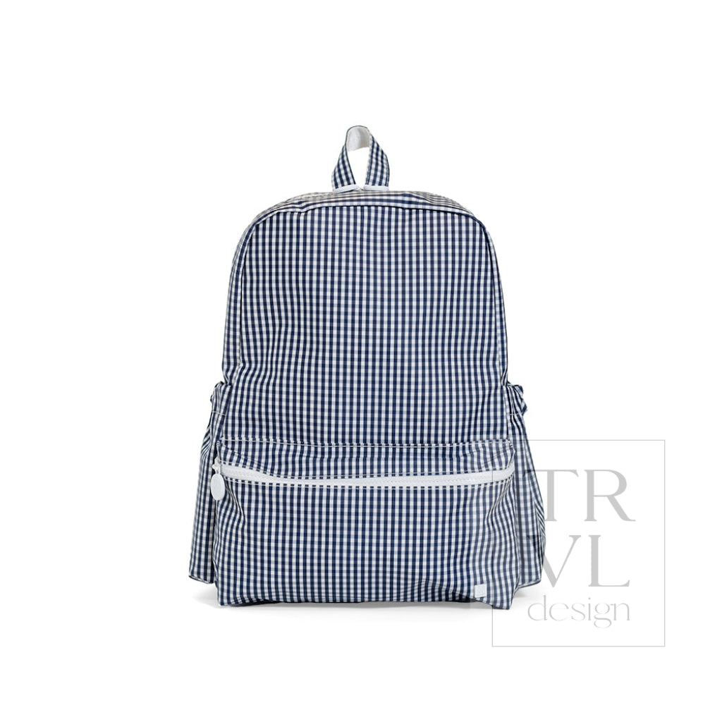 BACKPACKER Backpack - Gingham Navy